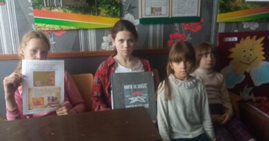 Урок мужества в Зеленочской сельской библиотеке